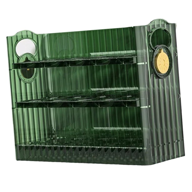 Contenedor De Huevos Para Nevera De Cocina, Caja De Almacenamiento De Huevos Frescos De 3 Capas, Resistente, Reutilizable, Verde