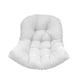 thumbnail image 1 of Suministros de muebles de silla de huevo colgante silla almohadilla de jardín silla de jardín 120x80 cm , blanco, 1 of 5