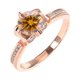 thumbnail image 1 of Anillos de Moissanita de Oro Rosa de 18K de 1 Uds para Mujer Regalo Color D VVS1 Anillos de Diamante Anillos de Plata Esterlina 925 Joyería Anillos de Compromiso de Moissanita con Corazón con, 1 of 8