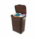 thumbnail image 1 of Cesto de Ropa Ratan Con Tapa Cafe 10kg, 1 of 4