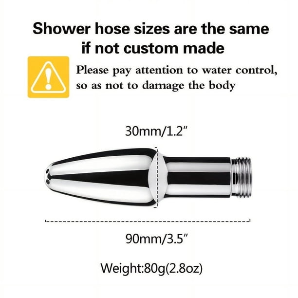 1pc Anal Toys Douche Anal Vaginal Irrigation Metal Aluminium Alloy Enema Nozzle Probe Anal Cleaning Shower Head Sex Toy Adult Sex Toys