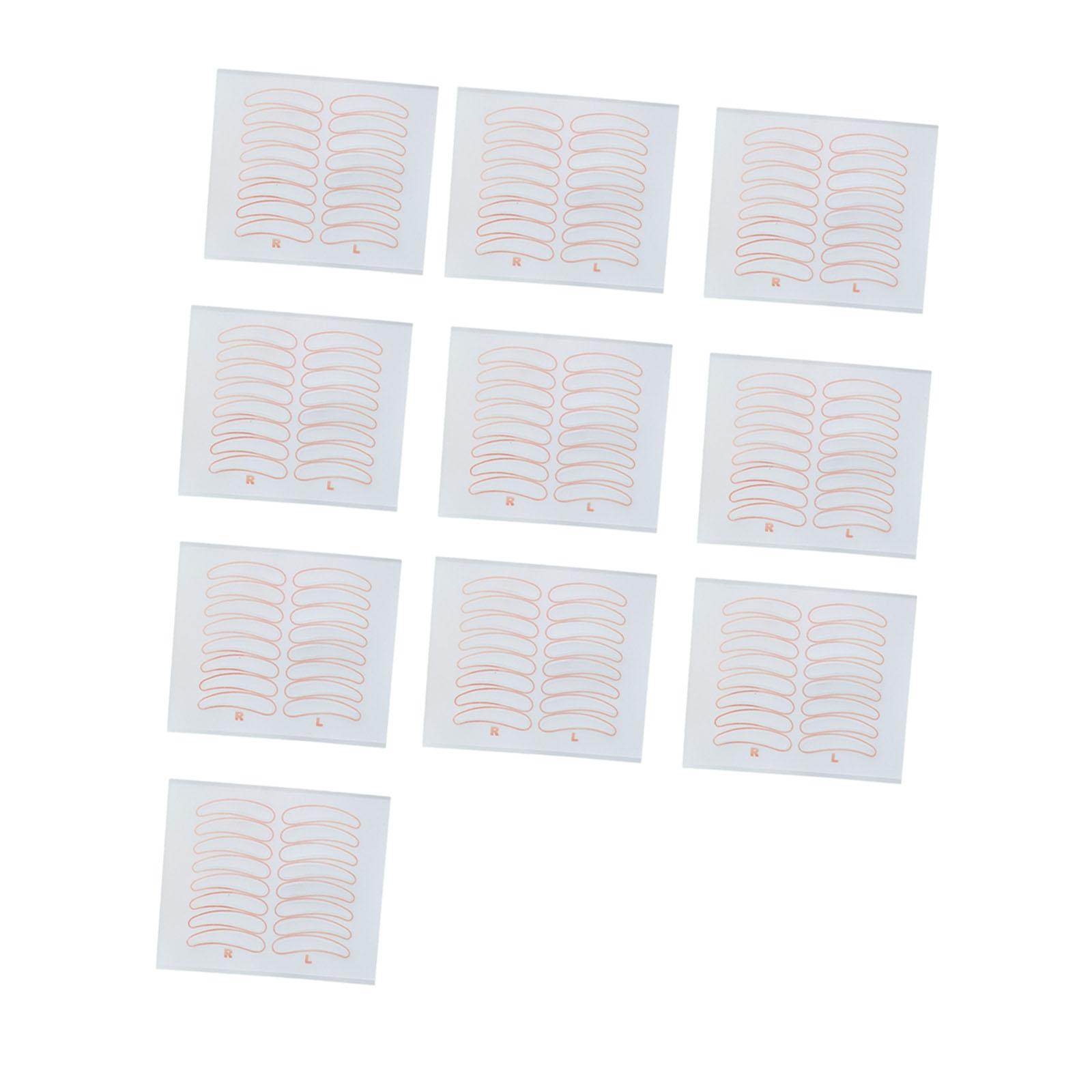 Magideal - 10 Pegatinas De Cinta Para Párpados Dobles, Tiras Elevadoras De Párpados, Invisibles, Para Párpados Con Capucha, Caídos, Desiguales O Monocromáticos.