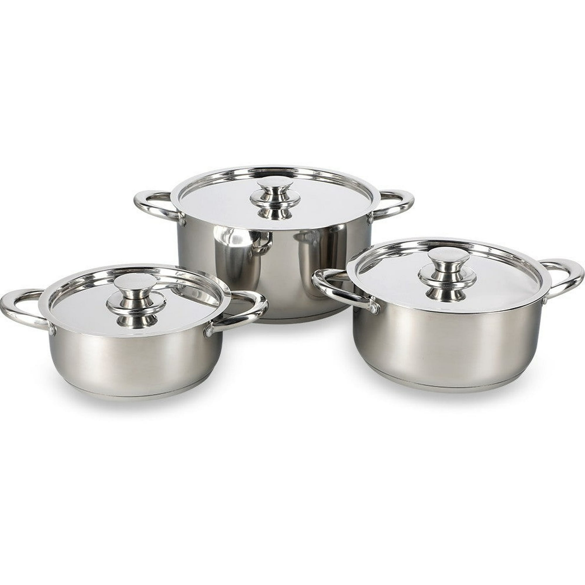 Wens - Batería De Cocina 6 Piezas Acero Inoxidable 420-6ss