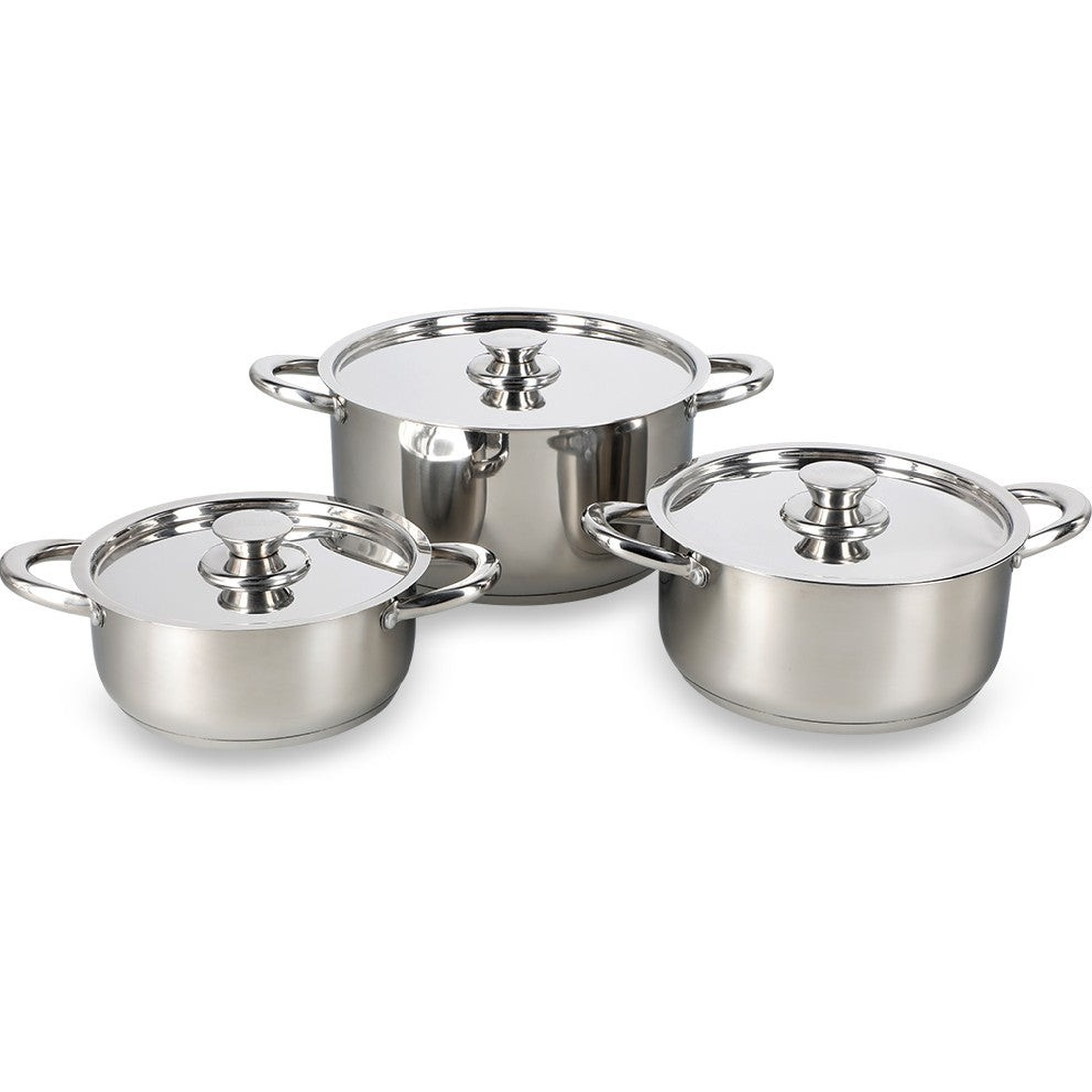 Wens - Batería De Cocina 6 Piezas Acero Inoxidable 420-6Ss