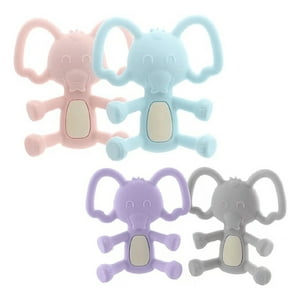 Set 3 Mordedor Elefantes Alivio Encias Silicona Bebes Lau