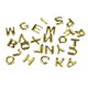thumbnail image 3 of 26x Letra A-Z Remaches De Remaches Metálicos Para Cinturones, Bolsos, Prendas De Vestir, Decoración Artística, 3 of 5