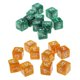 thumbnail image 3 of Dados De Seis Caras D6 De 20 Piezas Para Jugar D&D RPG Party Game Coffee And Green, 3 of 3