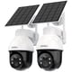 thumbnail image 1 of Sistema de cámaras de seguridad solar AOSU 3K/5MP inalámbrico, paquete de 2, 1 of 8