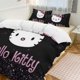 thumbnail image 3 of Comforter Set Queen Size Sequin Hello Kitty Set with 2 Pillowcases for All SeasonsBedding Set 3pcs for Kids Boys Girls Bedroom Decor Bed Sheets, 3 of 5