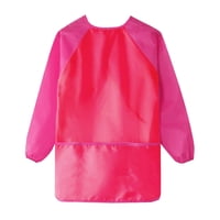 Magideal - Delantal De Pintura Para Niños, Delantal De Juego, Babero De Alimentación De Color Brillante, Delantal De Arte Cómodo Para Niños, De Pintura Para A