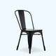 thumbnail image 1 of Silla Tolix Negra Con Asiento De Madera, 1 of 5