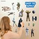 thumbnail image 3 of Wall Palz Star Wars: 17 calcomanías de vinilo removibles, 3 of 7