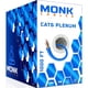 thumbnail image 1 of Plenum Cable Cat6 1000 Pies Utp 23 Awg 550 Mhz Azul, 1 of 6