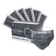 thumbnail image 1 of Mascarillas desechables BlueEagle de 4 capas para adultos, 50 unidades, negras, 1 of 9