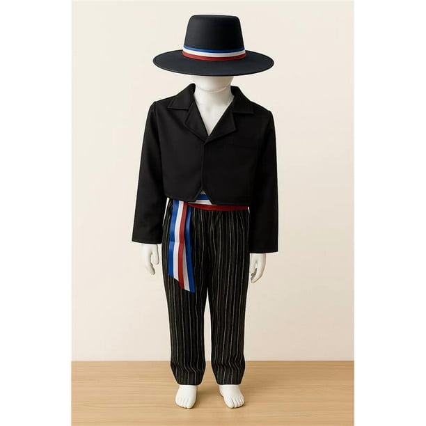 Traje Vestimenta Tipica Huaso-Fiestas Patrias Niños