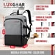 thumbnail image 2 of Mochila Para Notebook Oficina Urbana Usb Luxgear Urban Tech Impermeable Gris, 2 of 3