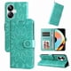 thumbnail image 4 of Funda tipo cartera FOXDOCK para Realme 10 Pro Plus , diseño girasol en relieve, cuero PU, cierre magnético, soporte y tarjetero, 4 of 5