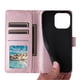 thumbnail image 4 of Funda Cartera para Samsung Galaxy S24 Ultra con Tarjetero, Soporte y Cordón - Protección Oro rosa, 4 of 5