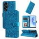 thumbnail image 1 of Funda tipo cartera FOXDOCK para Honor X50i 5G , diseño girasol en relieve, cuero PU, cierre magnético, soporte y tarjetero, 1 of 5