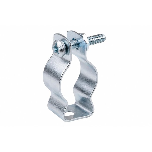 SUPPLYGIANT Abrazadera universal para conduit de 2-1/2 pulg., paquete de 100, acero electrogalvanizado, soporte de una perforación para conduit