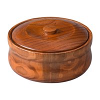 Magideal - Cuenco De Madera Cuenco Para Mezclar Ensaladas Durable Decorativo Madera Maciza Reutilizable Para La Cocina Contenedor De Decoración Del Hogar Hecho A 18 Cm X 75 Cm
