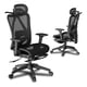 thumbnail image 1 of Silla de Oficina Ultra Ergonómica de Malla con Altura Ajustable, Soporte Lumbar y Reposapiés. Silla Ejecutiva Reclinable con Cabecera. Silla de Trabajo con Descansabrazos Ajustables., 1 of 8