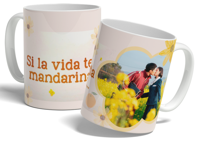Arumistorechile - Tazon Taza Colección Kdrama Si La Vida Te Da Mandarinas