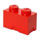 thumbnail image 1 of Caja de almacenamiento LEGO Room Copenhagen Brick 2, color rojo brillante, 1 of 9