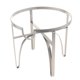 thumbnail image 4 of Jarra De Cristal Dispensador De Bebidas Soporte De Metal Cesta Fiesta Té Vinos Titular Plata L, 4 of 5