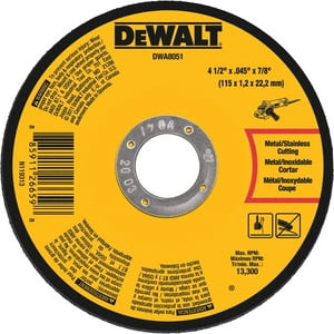 Disco De Corte De Metal Dewalt Dwa8051 4,5 Cm X 0,045 Cm X 2,2 Cm