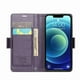 thumbnail image 3 of CaseMe tipo cartera iPhone 12 Mini con cierre magnético, RFID, tarjetero, soporte, carga inalámbrica, 3 of 5