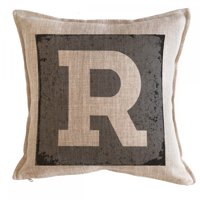 Tuyo Print - Cojín Letra Fondo Gris R 45X45