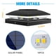 thumbnail image 5 of Luces Solares Para Postes Paquete De 12 Impermeables Blanco Cálido, 5 of 7