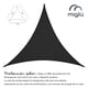 thumbnail image 2 of Toldo vela triangular negro Miglu + kit de instalación, 2 of 10