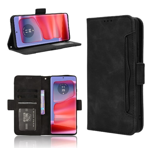 Funda Tipo Billetera FOXDOCK para Motorola Edge 50 Pro 5G – Tapa Flip con Tarjetero