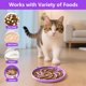 thumbnail image 3 of Comedero para gato Sarnxgr 2 piezas de silicona, puzzle de alimentación lenta, 3 of 7