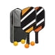 thumbnail image 3 of Raquetas De Paletas De Pickleball De 2 Piezas Con Bolas De Pickleball De 4 Piezas Y Bolsa De Transporte Negra, 3 of 3