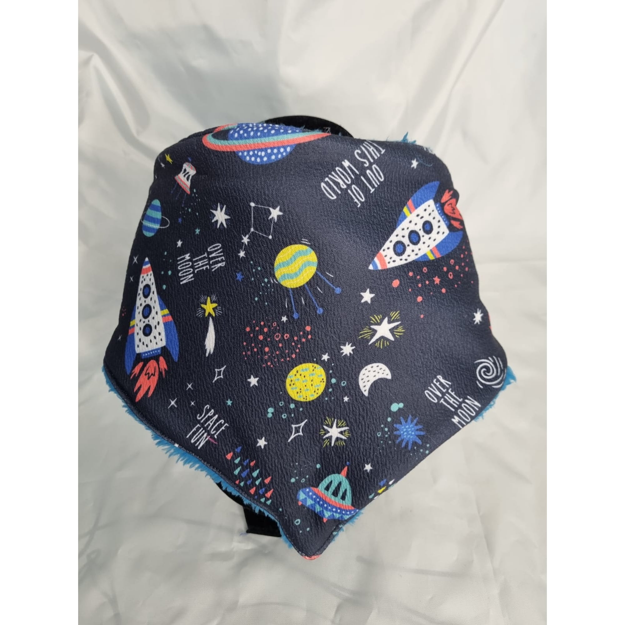 Bandana mascota invierno cohetes talla XL