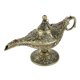 thumbnail image 1 of aladdin genie lámpara de luz titular de la joyería decoración del hogar regalo de bronce, 1 of 5