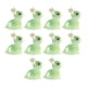 thumbnail image 4 of Figuras En Miniatura De Resina Decoración De Jardín De Hadas Decoración De Pascua Para Escritorio Verde, 4 of 5