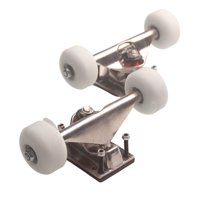 Magideal - Rueda De Monopatín Y Camión Ruedas De Monopatín De 52 Mm Cojinete Silencioso Alta Velocidad Durable 5 ""Camiones De Monopatín Para Monopatín Longboards Blanco