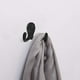 thumbnail image 3 of 10 Piezas Ganchos Perchero Acero Inox Doble Colgador Pared Negro, 3 of 4