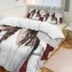 thumbnail image 1 of Black Widow Family Bed 3 Piece Set Personalized Bedding Decor for Kids And Teens Anime Student Dormitory Cover, 1 of 5