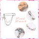 thumbnail image 3 of Broche de cadena larga colgante para hombres y mujeres, estilo retro, con pasadores de barra, imperdible, estilo punk, con cadenas, para suéteres, chal, cuello, abrigos, broches para niñas., 3 of 5