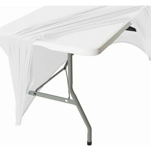 Genérico - Funda Mantel Spandex 180X75X75 Evento Blanco Liso