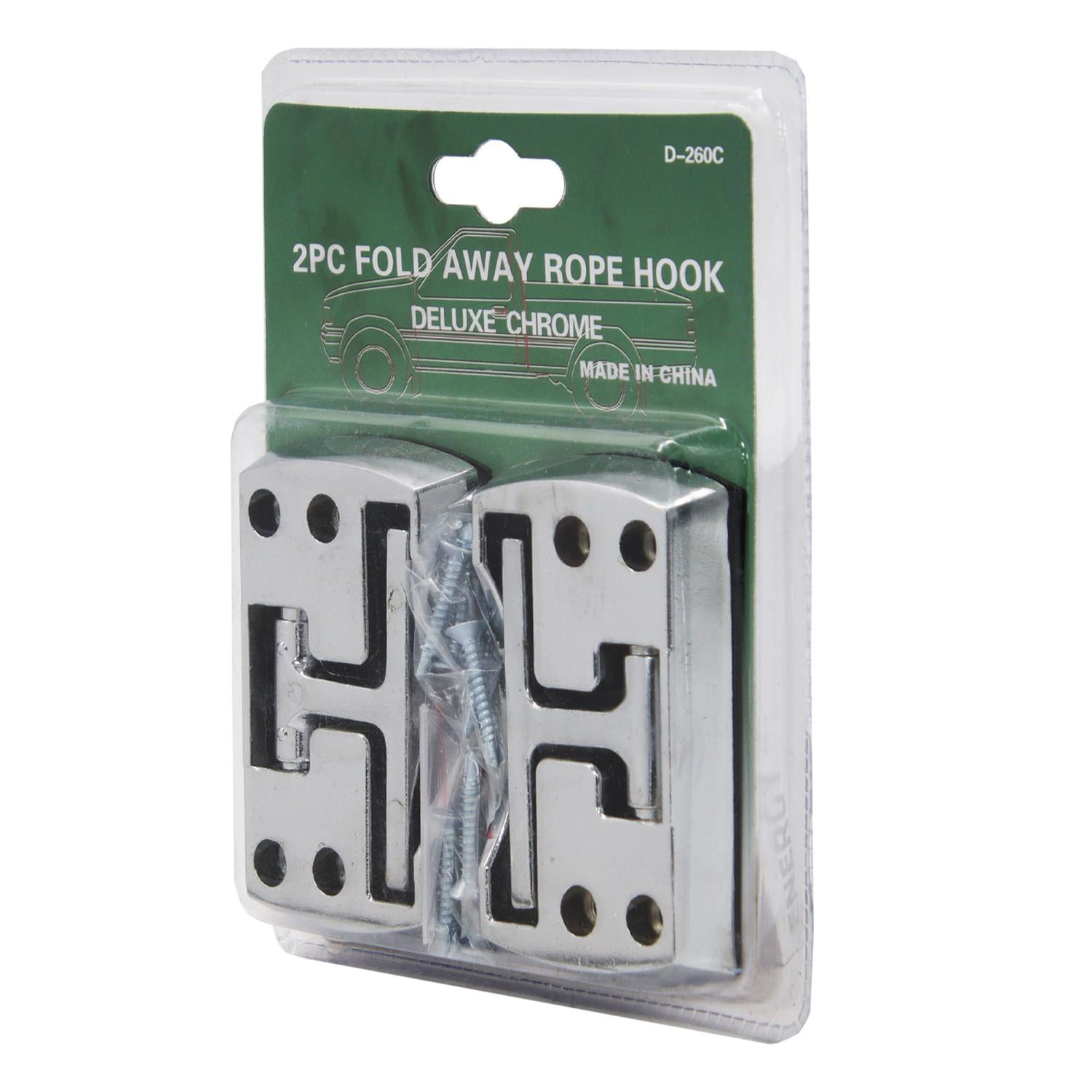 Route Cinco - Gancho Amarra Carga Metalico Cromado (par)