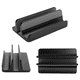 thumbnail image 2 of Soporte Vertical Aluminio Notebook Tablet Celular Qualice Negro, 2 of 9