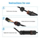 thumbnail image 4 of Conexión eléctrica impermeable IP68, caja de conexiones impermeable para exteriores de 3 cables, caja de conexiones Domino impermeable para cables de Ø 1 a 13 mm (8 unidades), 4 of 5