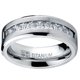 thumbnail image 2 of Anillo Metal Masters 1 ct Zircón Cúbico de Titanio, 2 of 6