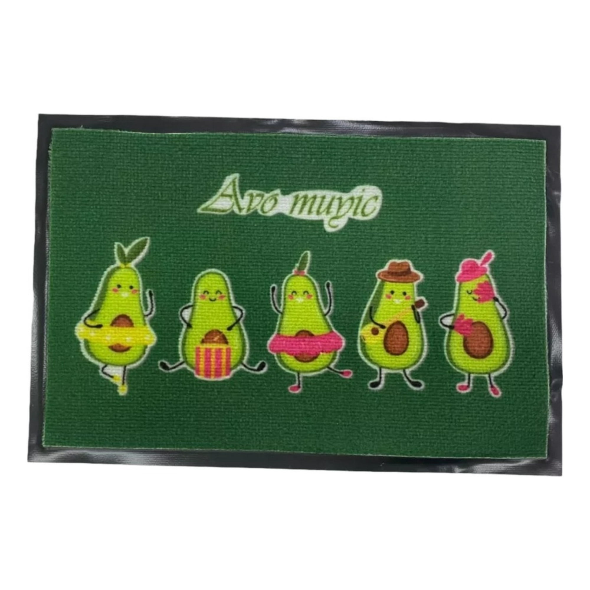 Genérico - Set De 3 Alfombra Decorativa Entrada Goma Diseño Palta Jhn